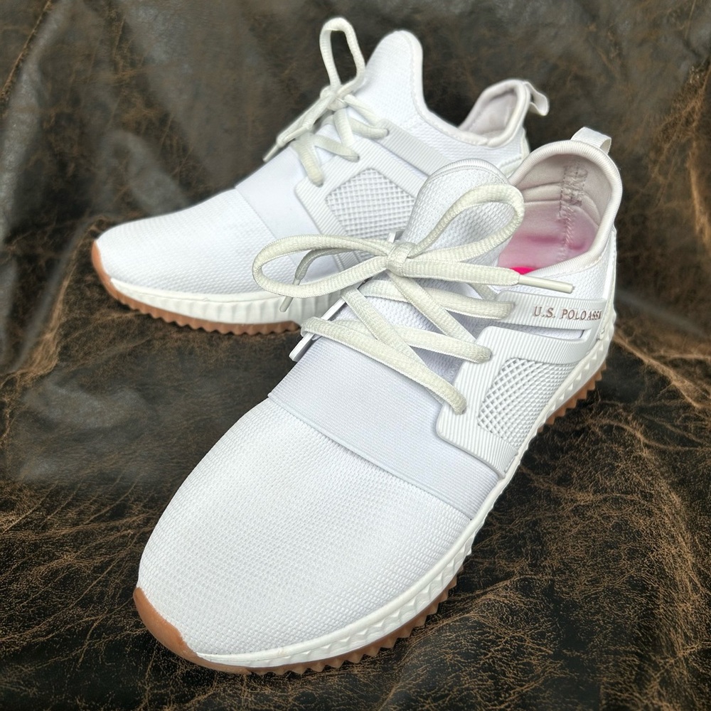 U.S. Polo Assn. White Sneakers women 8 - Picture 2 of 11